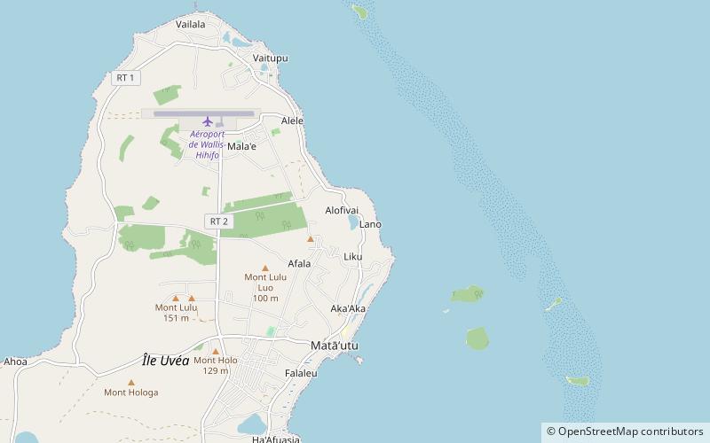 lake alofivai uvea location map