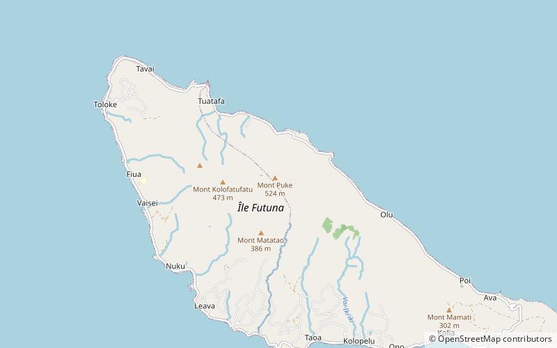 mont puke futuna island location map