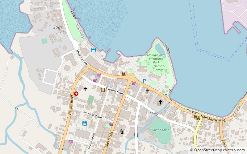 town clock apia location map