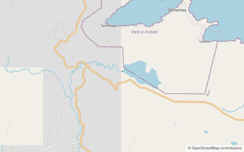 Afulilo Dam location map