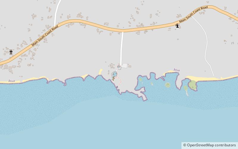 to sua ocean trench swimming hole lotofaga location map