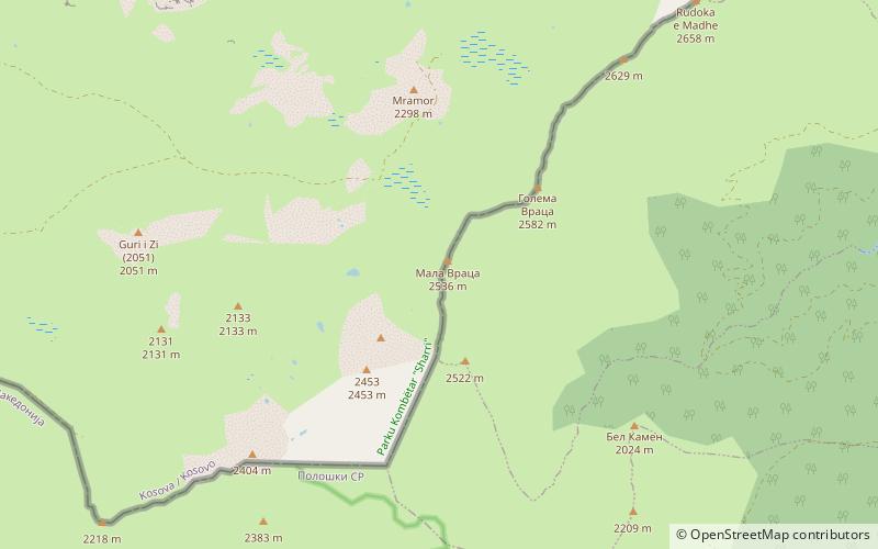 Small Vraca location map