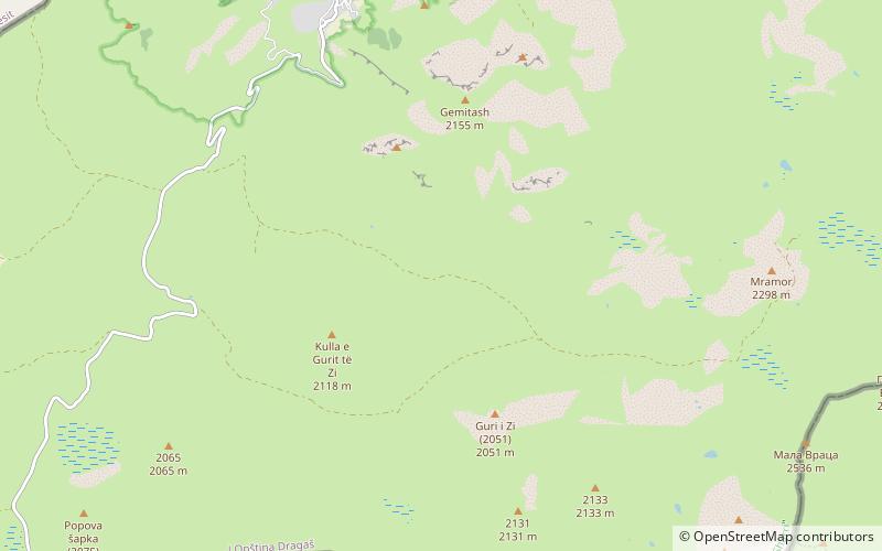 gemitash sar mountains location map