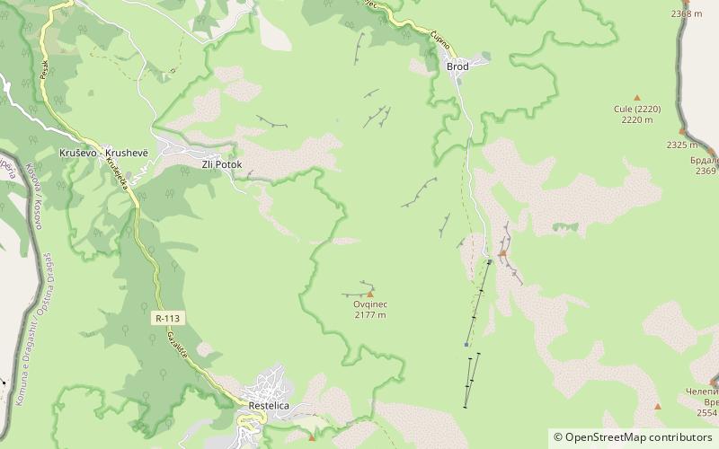Lisičji Kamen location map