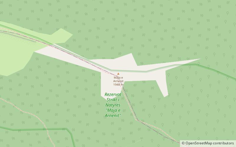 Arneni Peak location map