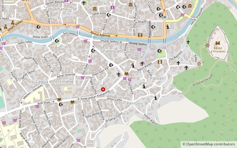 Kathedrale von Prizren location map