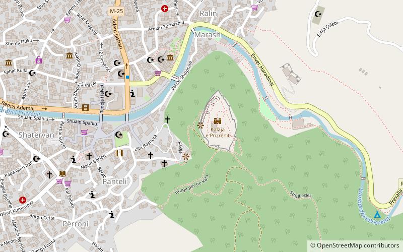 museum of the fortress of prizren location map