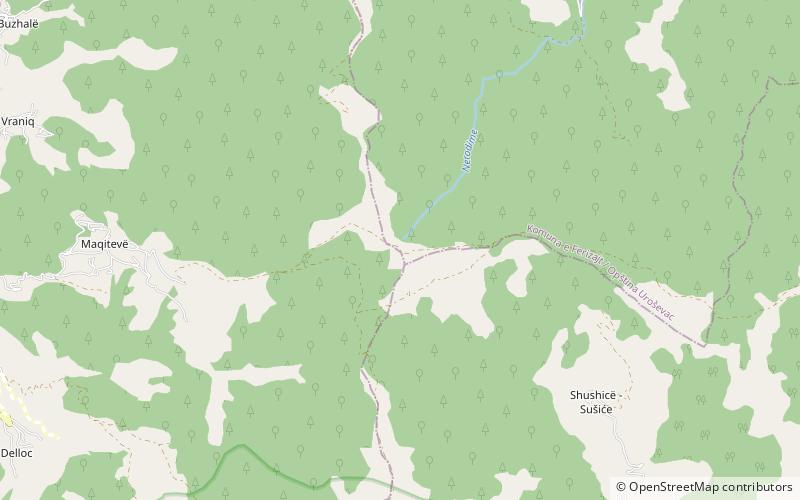 nerodimka mountain location map