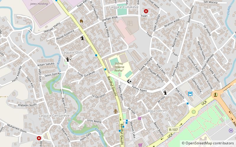parku i shkolles zekeria rexha gjakova location map