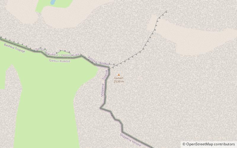 maja gusanit location map