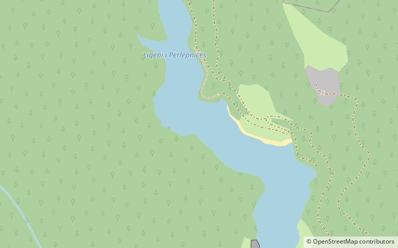 Përlepnicë Lake location map