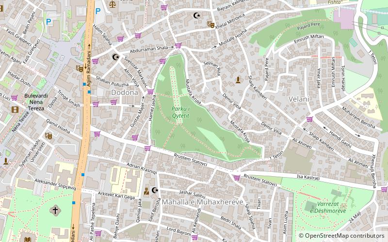 city park pristina location map