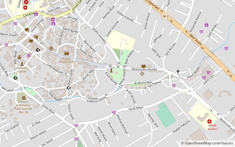 parku i qytetit vucitrn location map