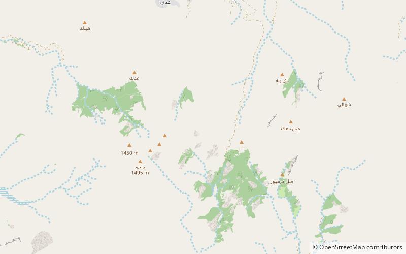 Hajhir Mountains location map