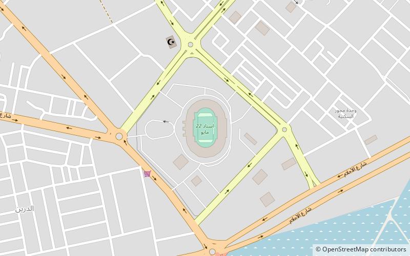 estadio 22 de mayo aden location map