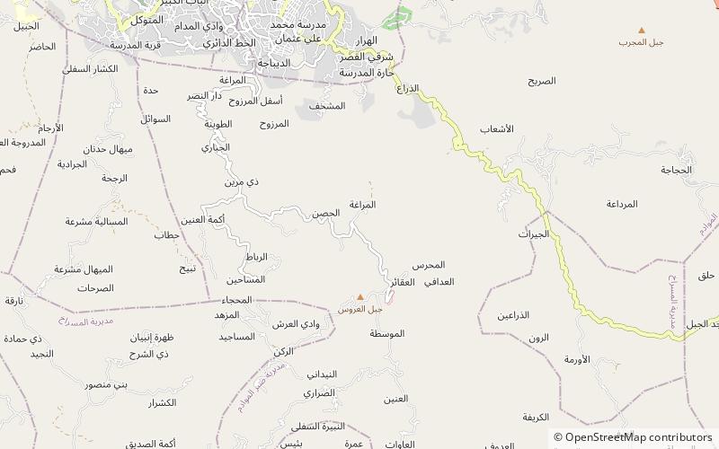 sabir al mawadim district taizz location map