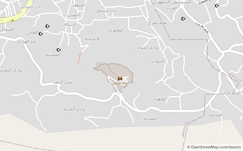 Al-Qahira Castle location map