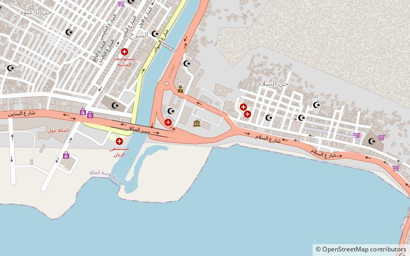 al mukalla museum location map
