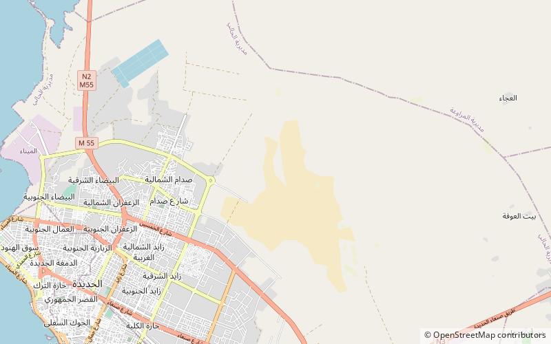 al hali district al hudajda location map