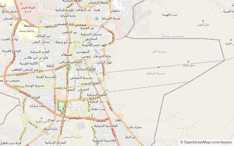 assafiyah district sanaa location map