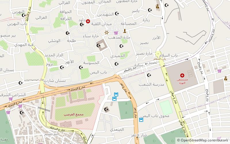 bab al yemen sanaa location map