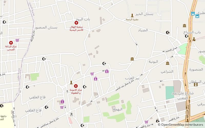 hanthel mosque sanaa location map