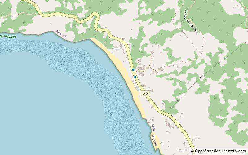 tahiti plage location map