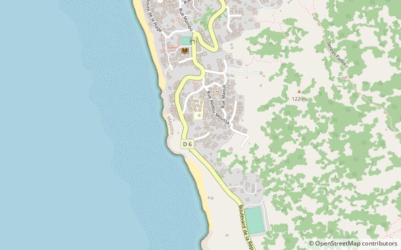 Bouéni location map