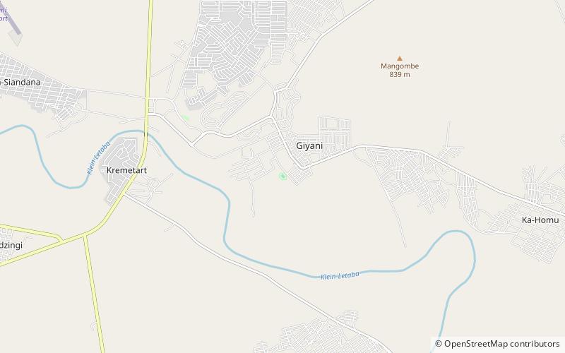 Giyani Stadium location map