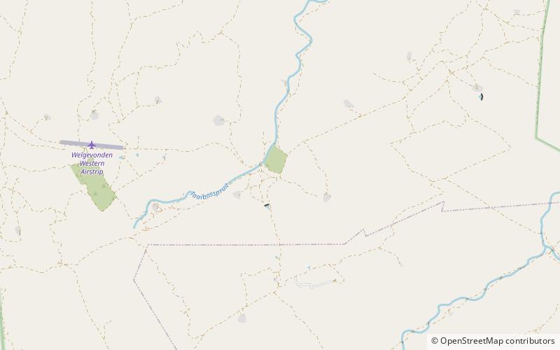 Rezerwat Dzikich Zwierząt Welgevonden location map