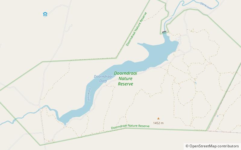 doorndraai dam rezerwat przyrody doorndraai dam location map