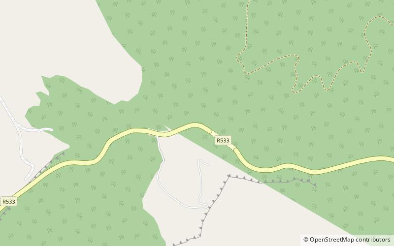 Kowyn Pass location map