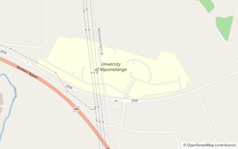 University of Mpumalanga location map