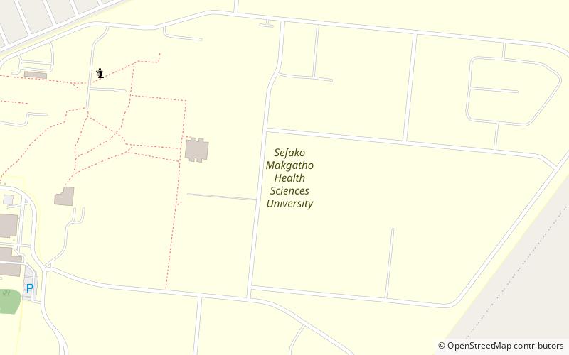 Sefako Makgatho Health Sciences University location map