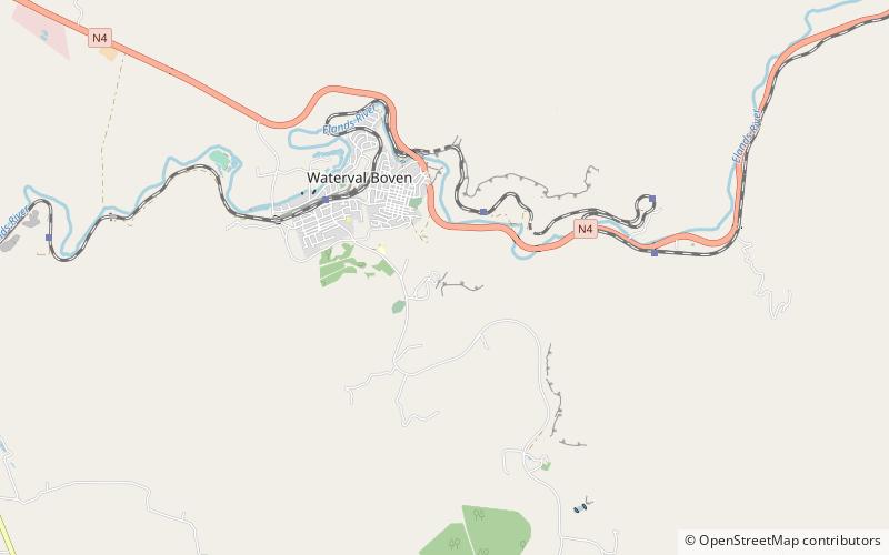 gaper butress waterval boven location map