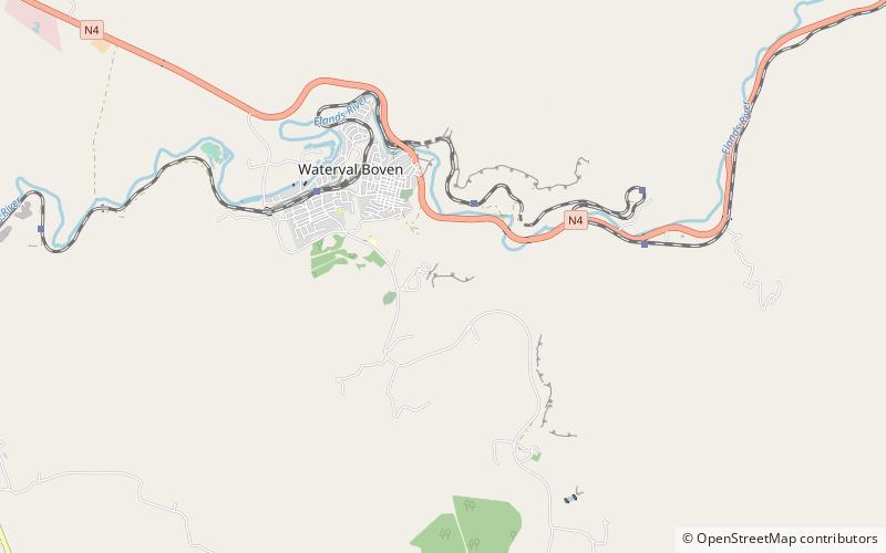 Waterval Boven location map