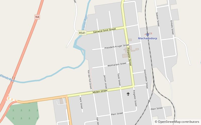 Machadodorp location map