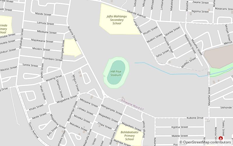 HM Pitje Stadium location map