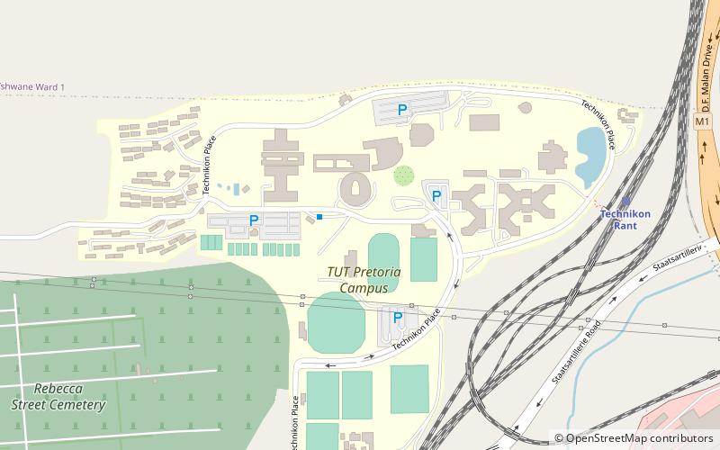 Technische Universität Tshwane location map