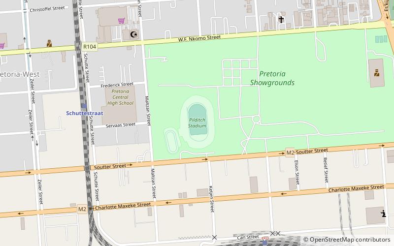 Pilditch Stadium location map