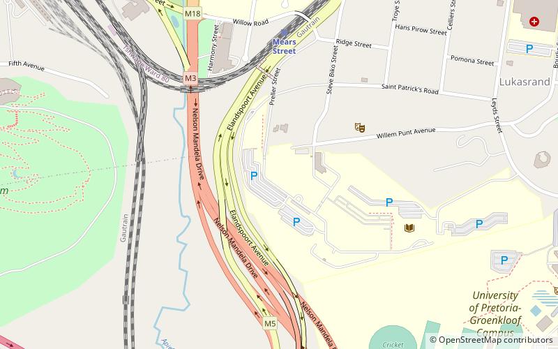 Universität von Südafrika location map