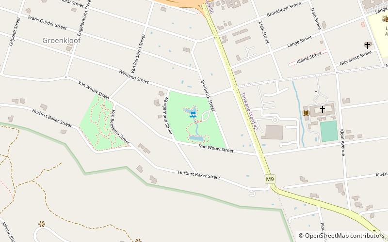 Jan Cilliers Park location map