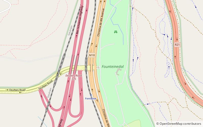 Fountains Valley location map