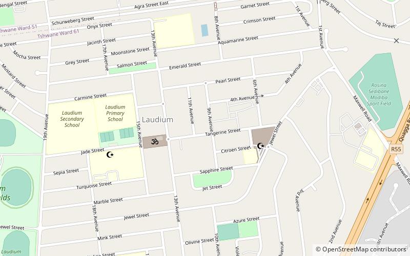 laudium pretoria location map