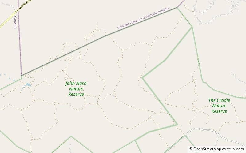 Malapa Fossil Site location map