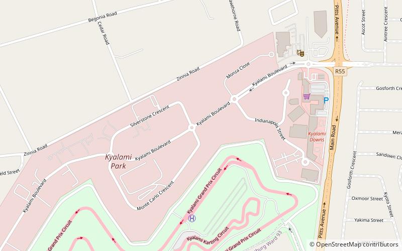 kyalami business park location map