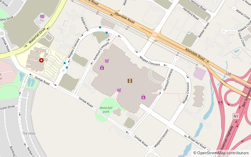 mall of africa location map