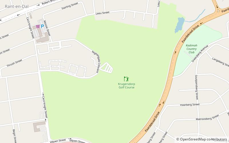 Krugersdorp Golf Club location map