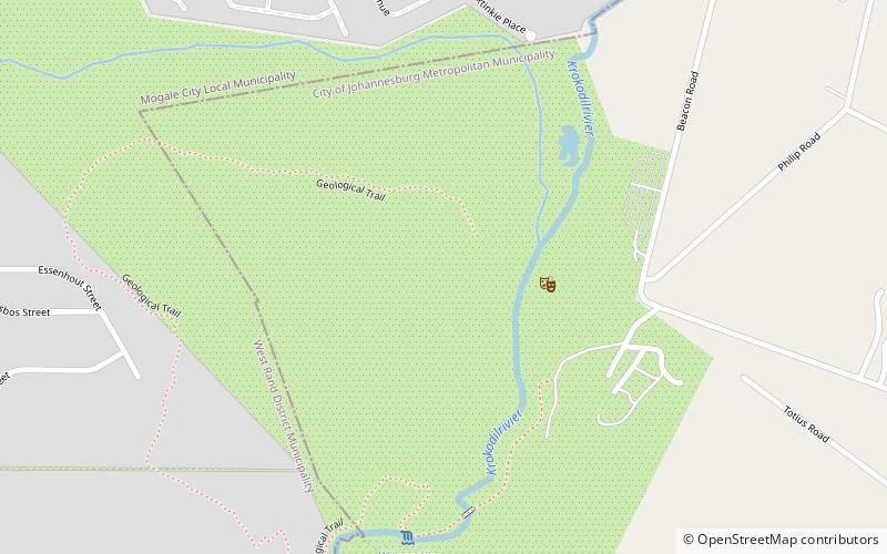Jardín botánico nacional Walter Sisulu location map