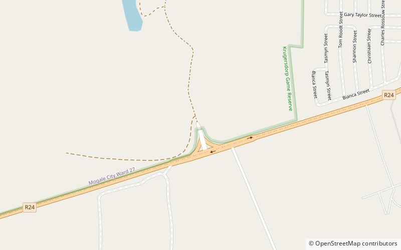 Rezerwat Dzikich Zwierząt Krugersdorp location map